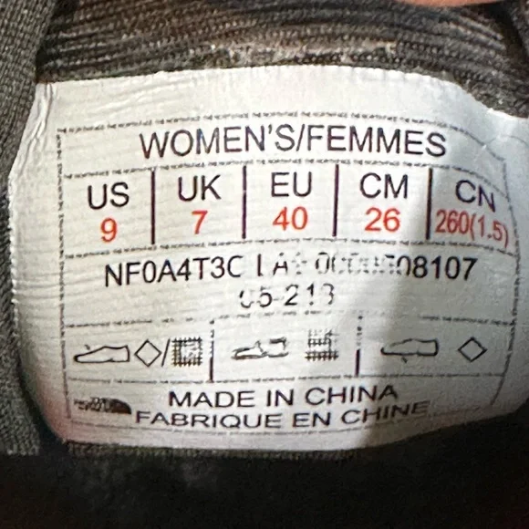 The North Face Black and White Athletic Shoes - Picture 9 of 9